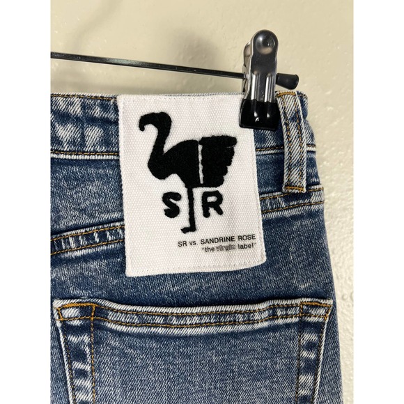 FREE PEOPLE NWT WOMEN'S 24 "THE VIRGIN LABEL" DISTRESSED SKINNY JEAN - Picture 2 of 10